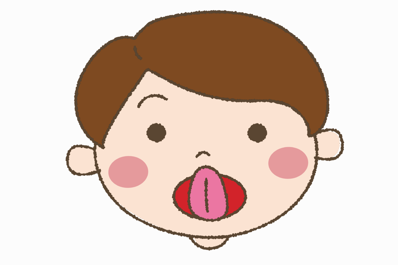 歯並びを良くするトレーニングの一例